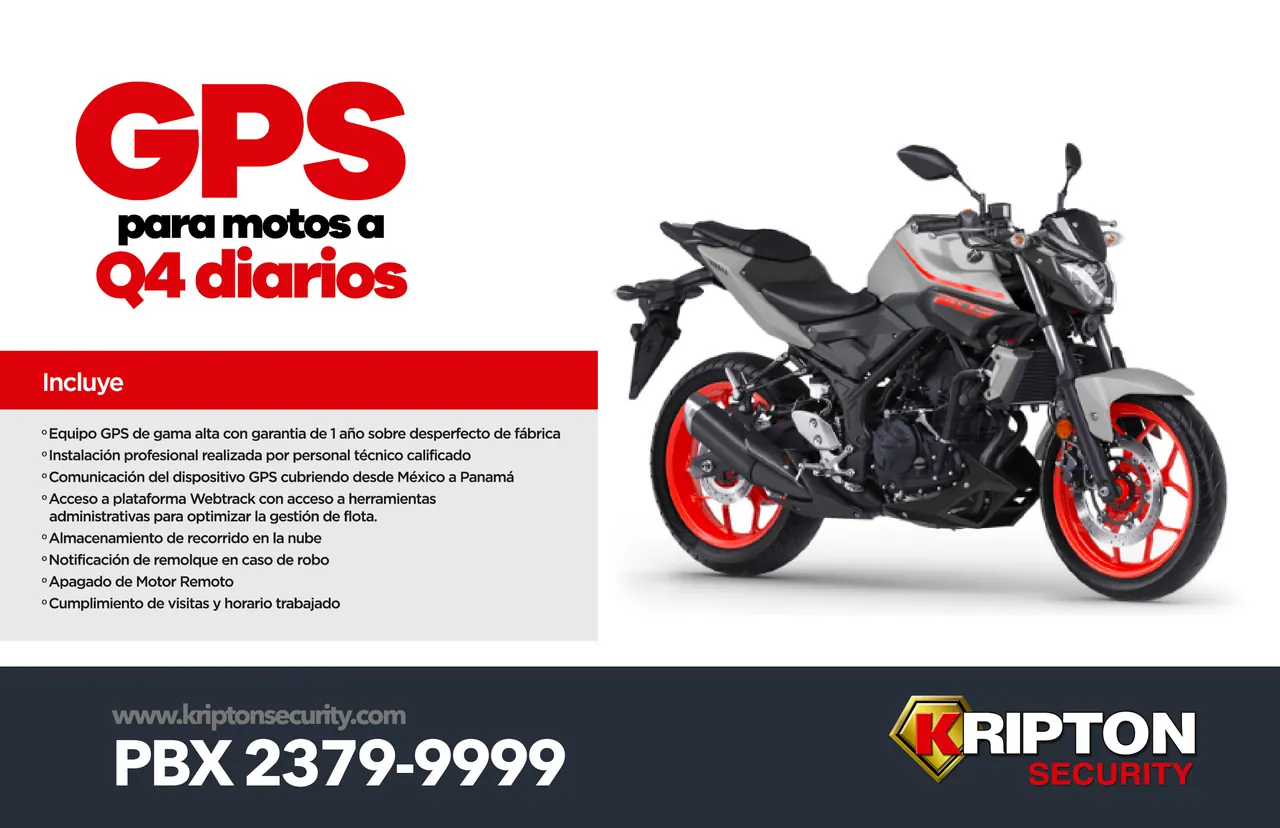 Campaña de GPS para motos, de la valla al feed — Kripton Security