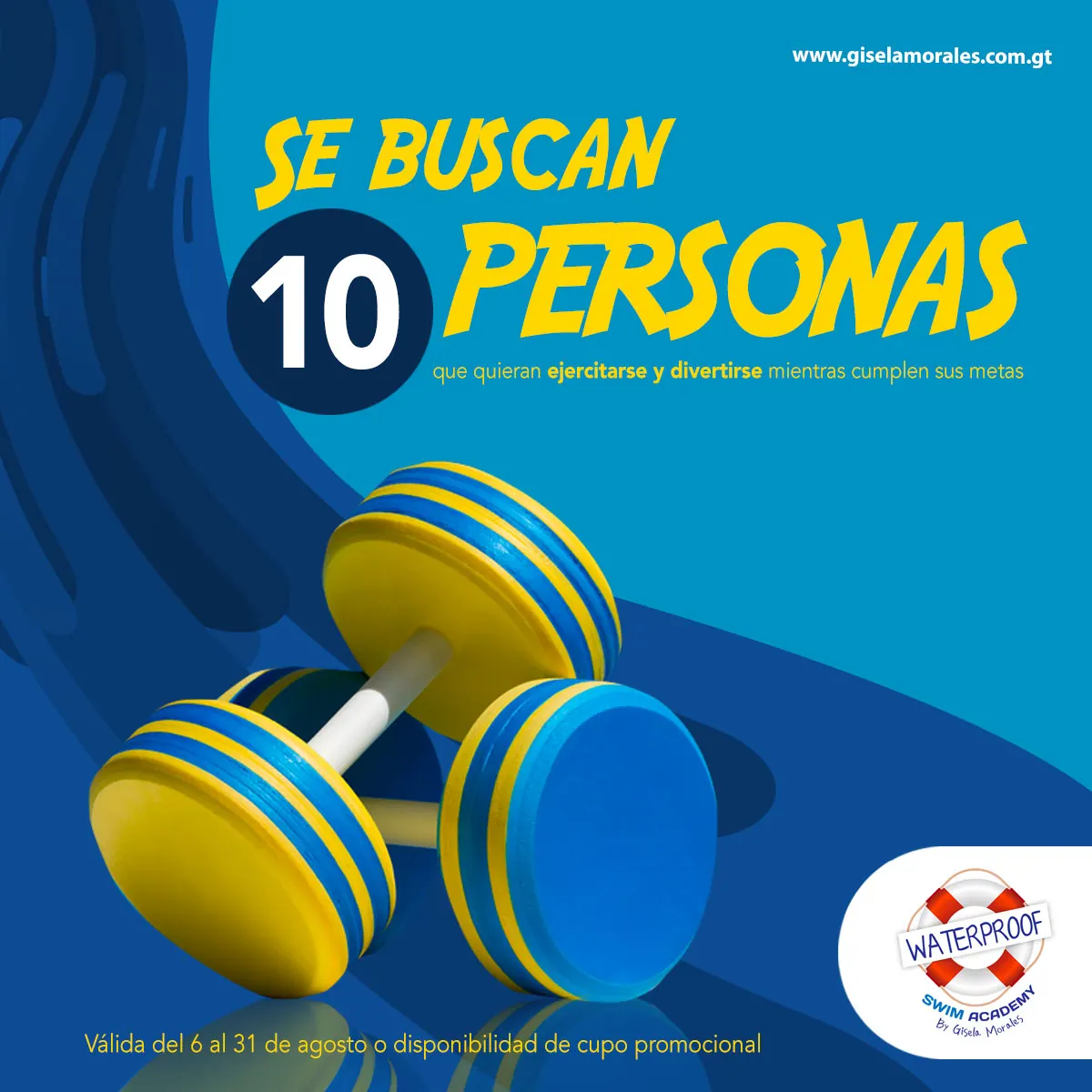 Academia de natación, dentro y fuera del agua — Academia de Natación Waterproof