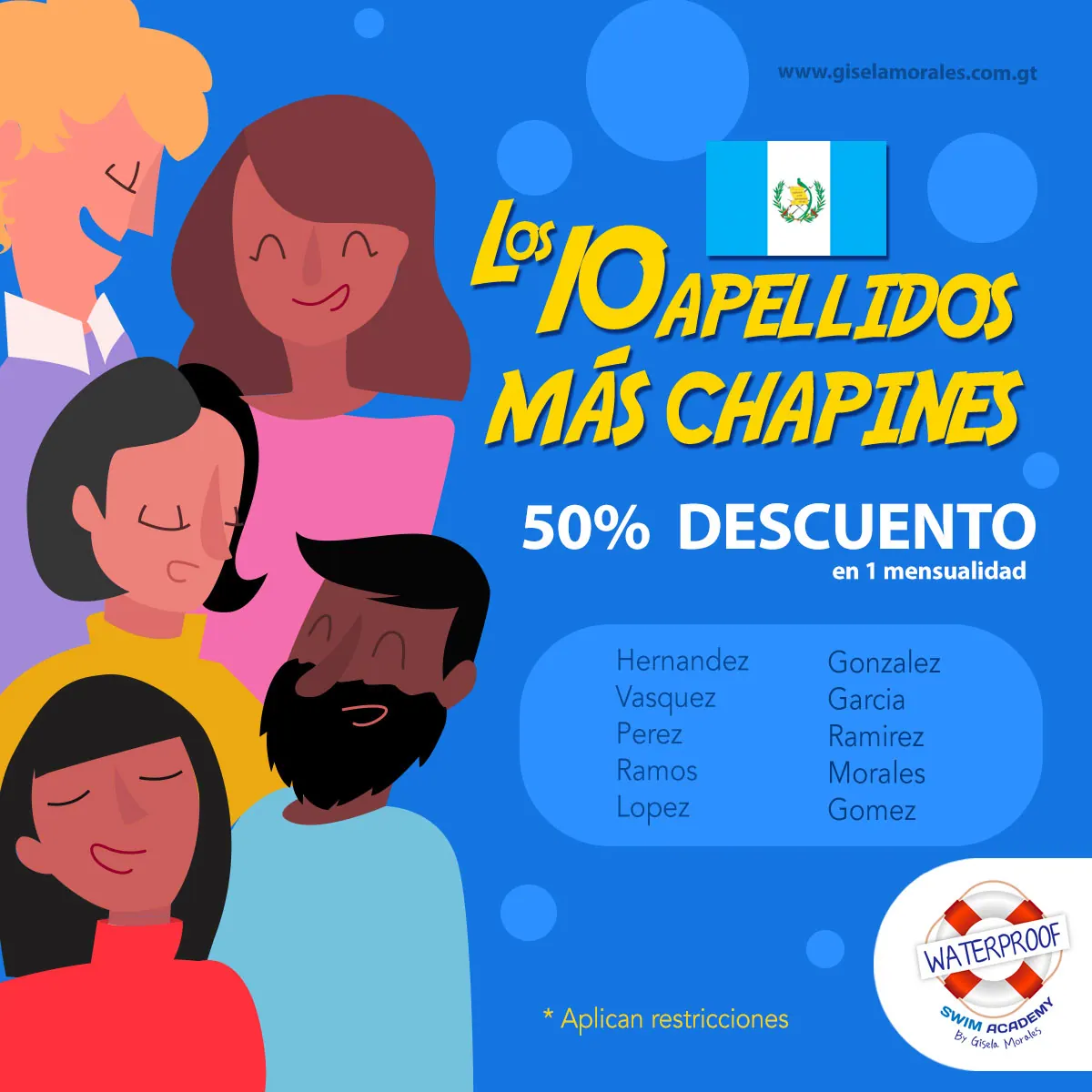 Academia de natación, dentro y fuera del agua — Academia de Natación Waterproof