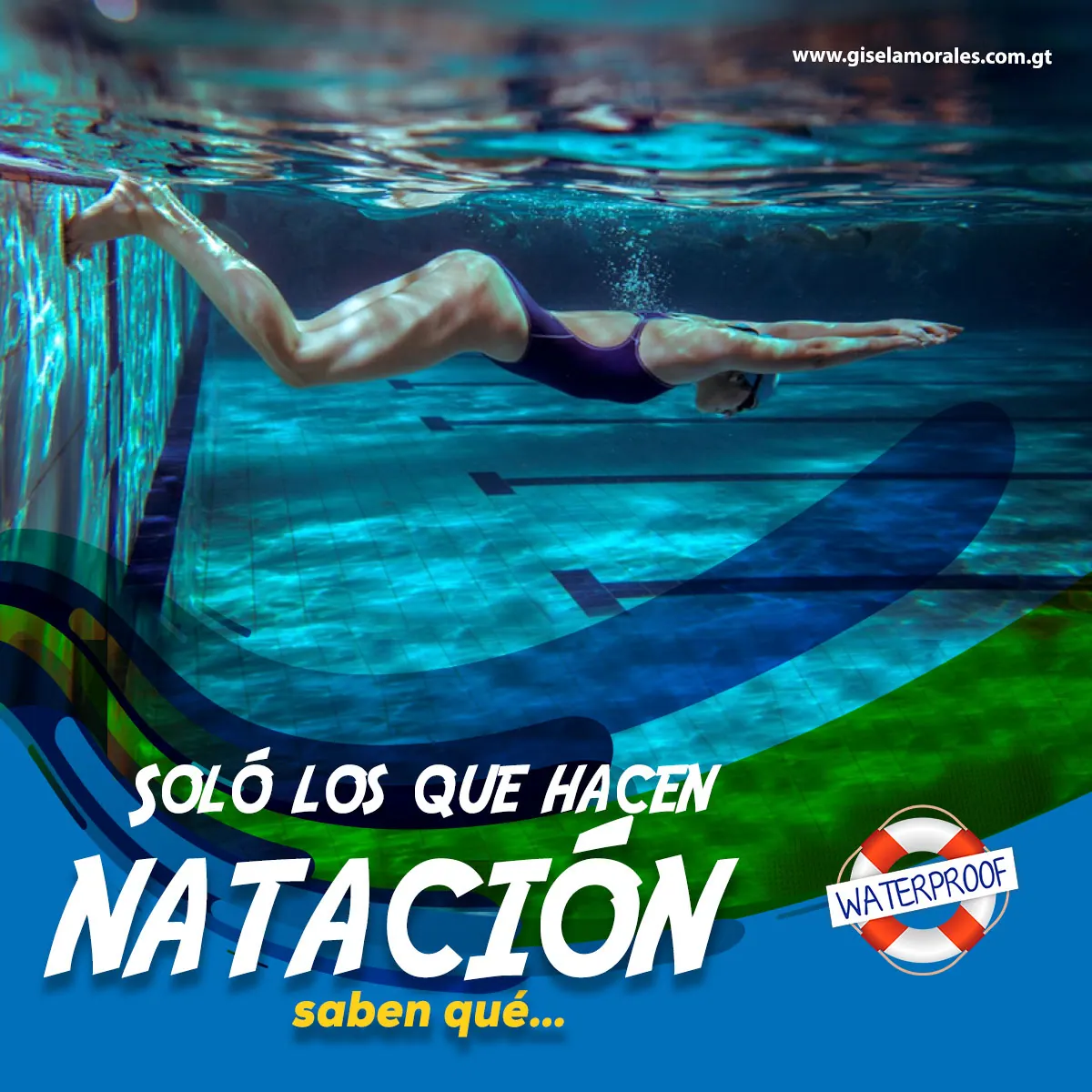 Academia de natación, dentro y fuera del agua — Academia de Natación Waterproof
